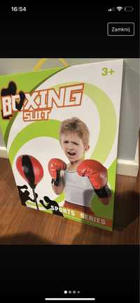 Zestaw bokserski dla dzieci gruszka + rekawice