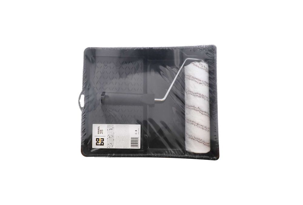 Zestaw malarski Manul 25 BEJCE LAKIERY Wałek 25cm+Uchwyt+Kuweta NABU