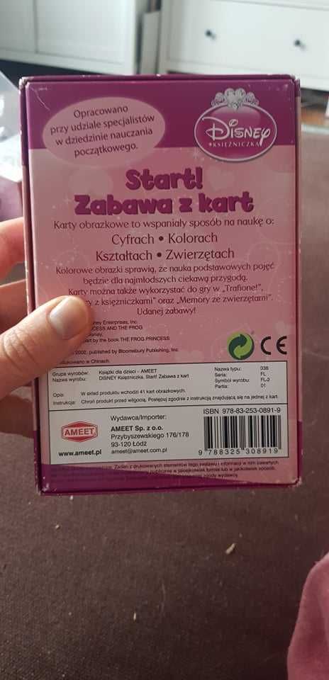 Gra dla dzieci 3+ Księżniczki Disney Karty Obrazkowe