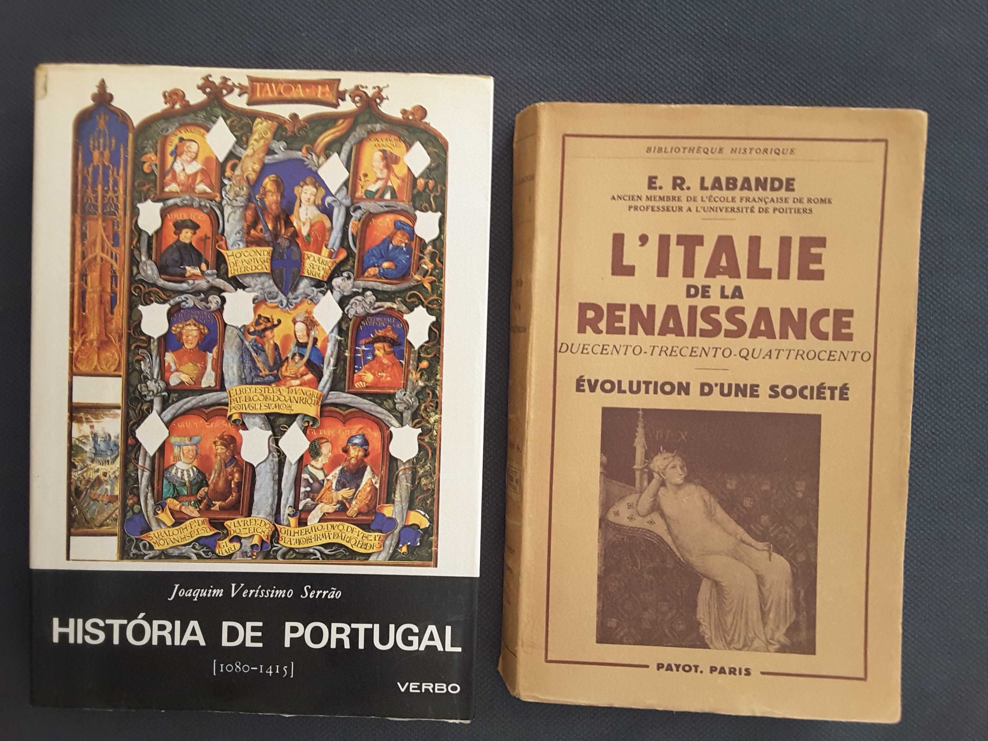 Portugal Medieval/Italie de la Renaissance/História de Espanha