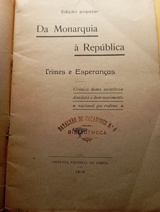 Livro antigo república