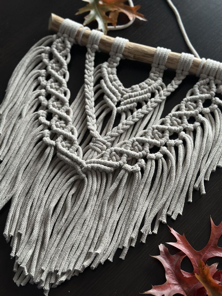 Makrama Handmade Styl Boho Przytulne wnętrze Rękodzieło