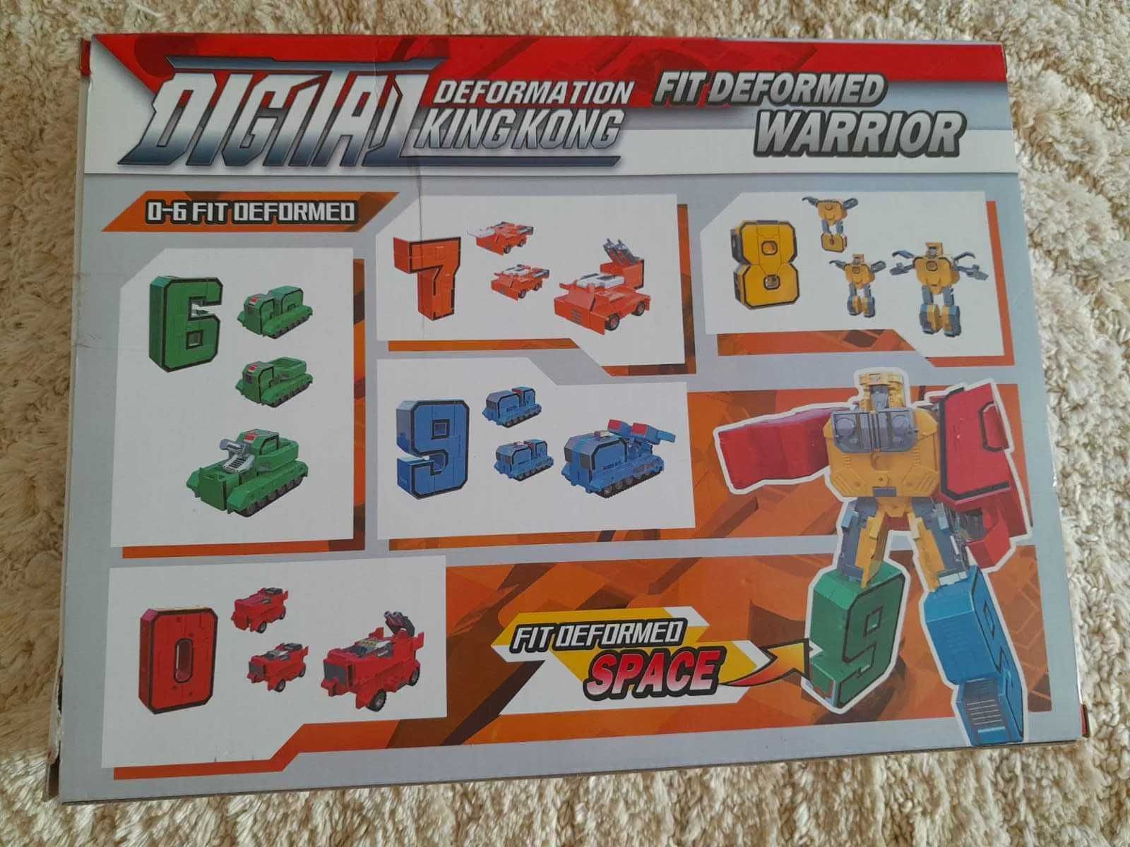 Nowy zestaw Transformers cyfry robot Totalna Wyprzedaż !!