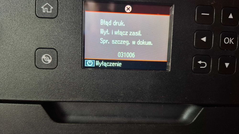 Drukarka atramentowa Epson Eco Tank L7160 niesprawna lub na części
