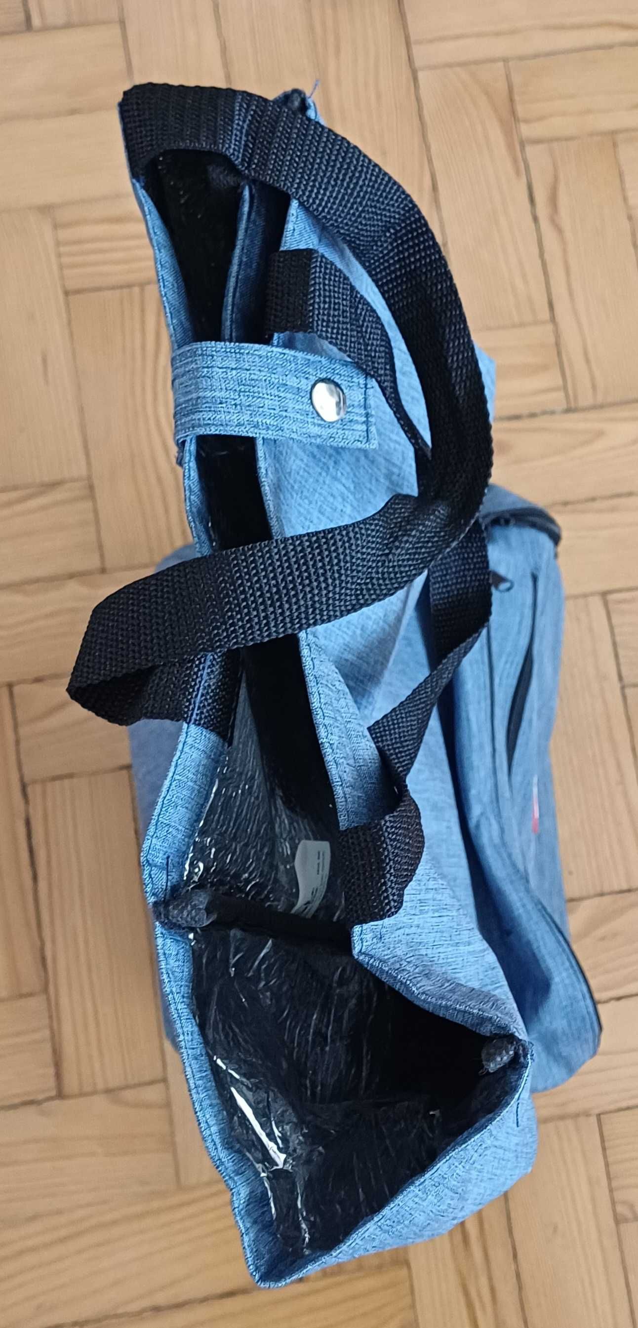 Carrinho de compras azul