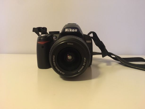 Maquina forigrafica Nikon D3000