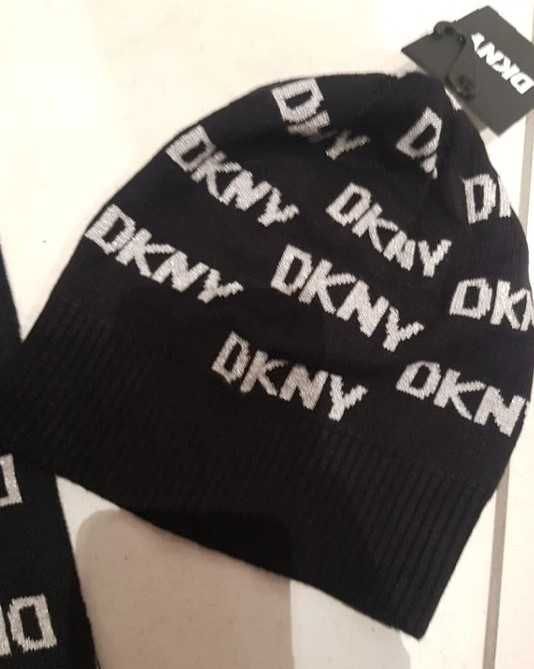 DKNY-Komplet czapka i szalik