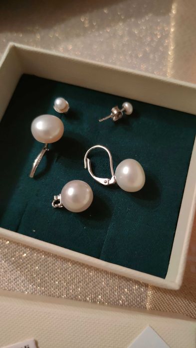 Nowy Komplet biżuterii - perły