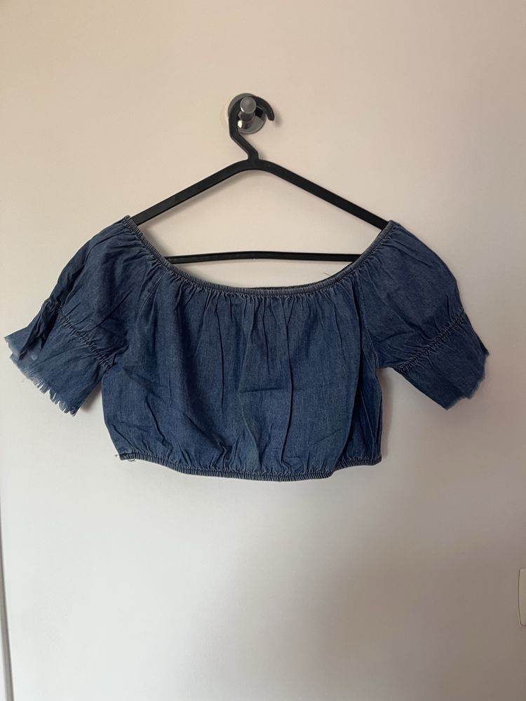 Top azul
