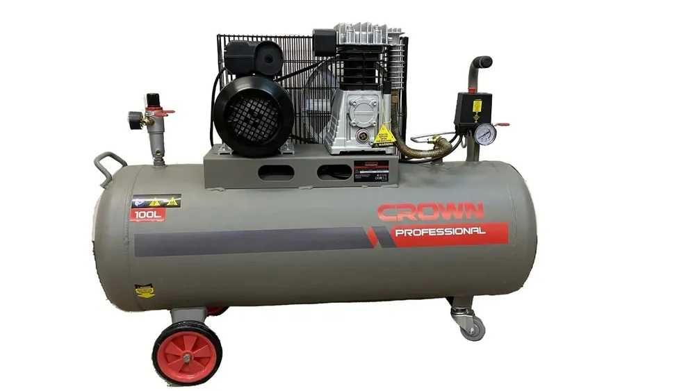 Компресор повітряний CROWN 100л 3.3кВт 10атм 430л/хв компрессор