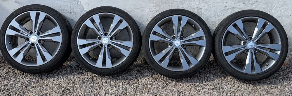 4x Koła 5x112 R18 Mercedes ET52 otwór 66.6