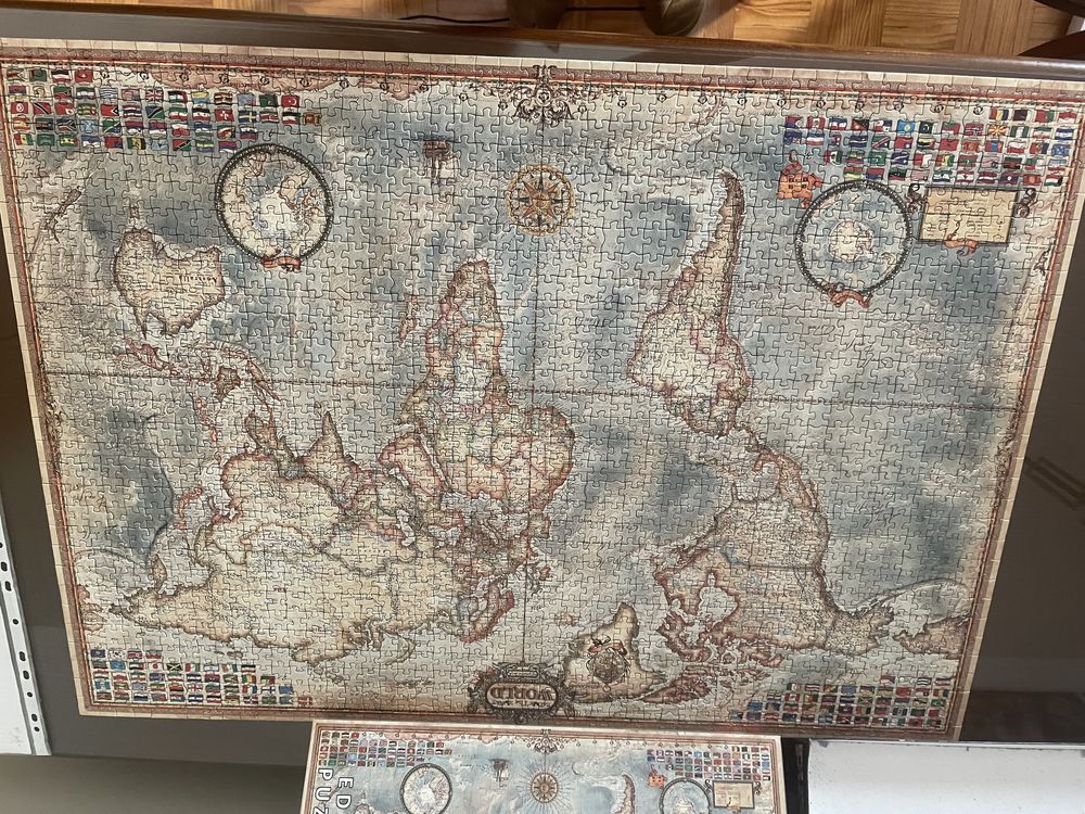 Puzzle Mapa Mundi Educa 1500 peças