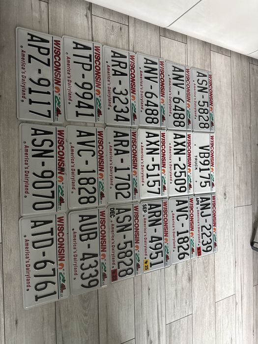 Tablica Rejestracyjna USA oryginalna, ogloszenie dotyczy 1szt.