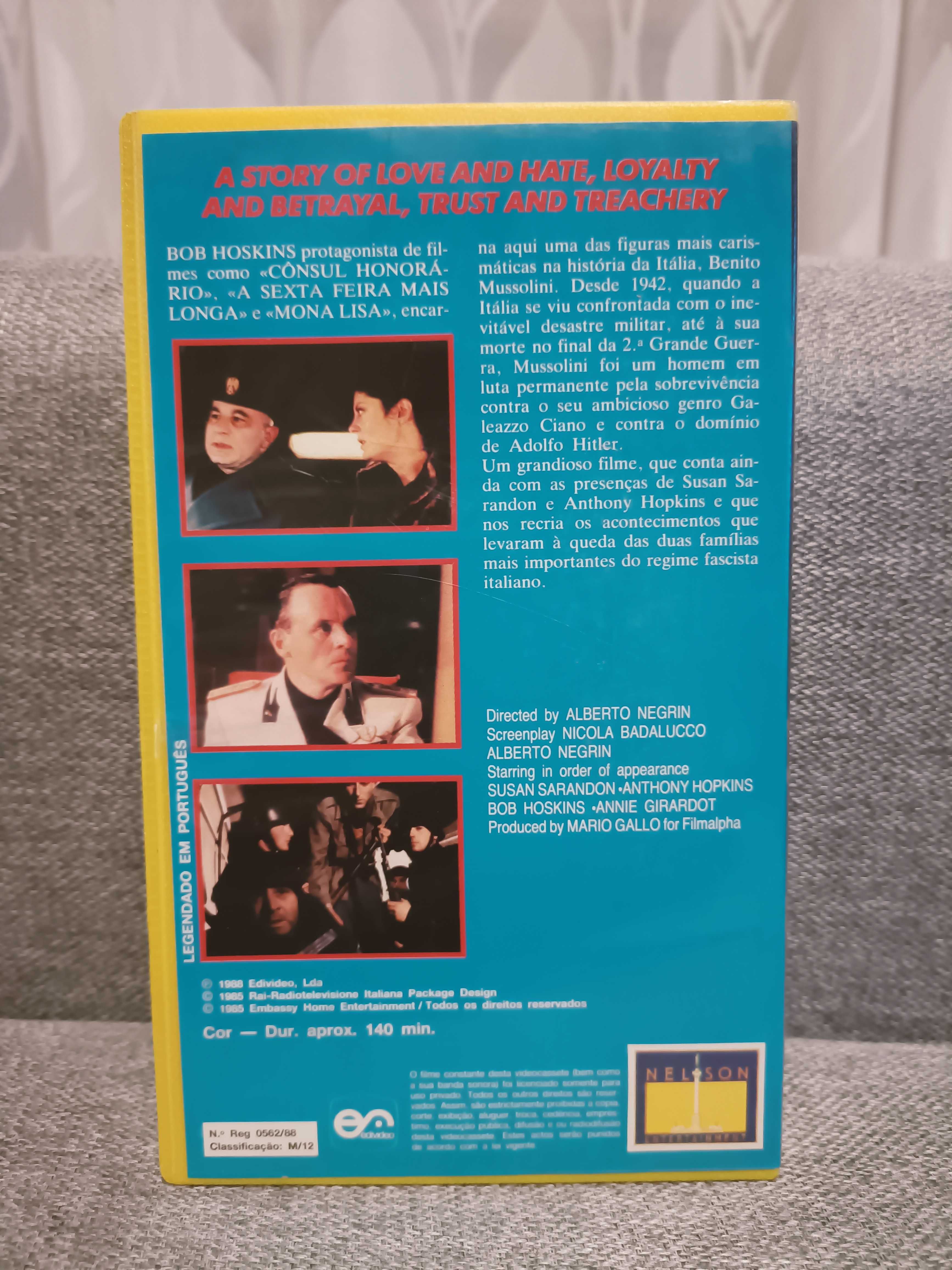 Os Últimos Dias de Mussolini - Mussolini and I - Vhs