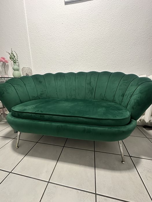 Kanapa muszla butelkowa zieleń