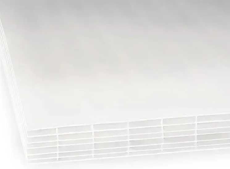 Poliwęglan komorowy mleczny (opal)