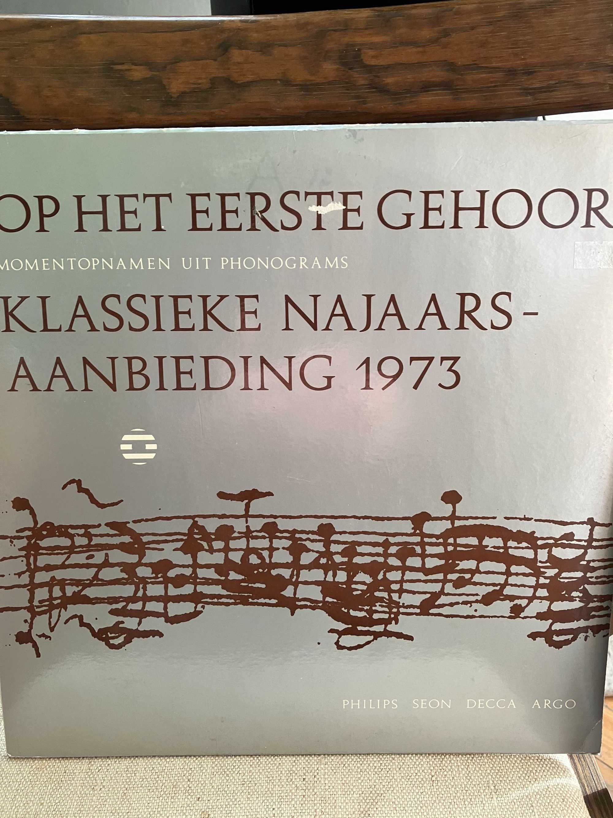 Winyl Op Het Eerste Gehoor " Klassieke najaars-Aanbieding 1973 " mint