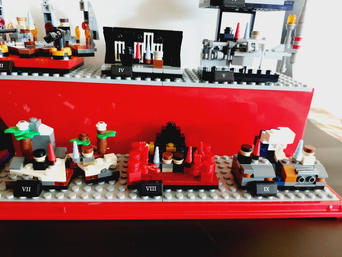 Lego Star Wars micro Duels i gablotka Lego czerwona