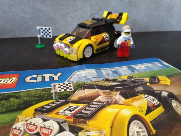 Lego City 60113 Rally Car samochód rajdowy wyścigówka klocki
