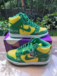 Nike dunk high brasil x supreme