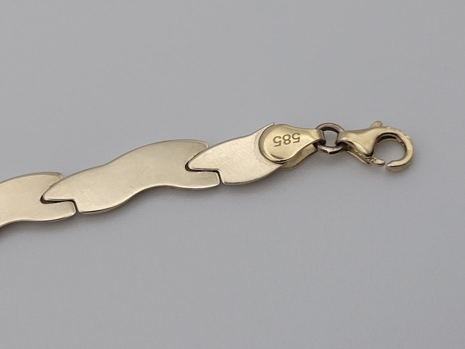 Nowa Złota bransoletka złoto próby 585, rolex 2 kolory Złota