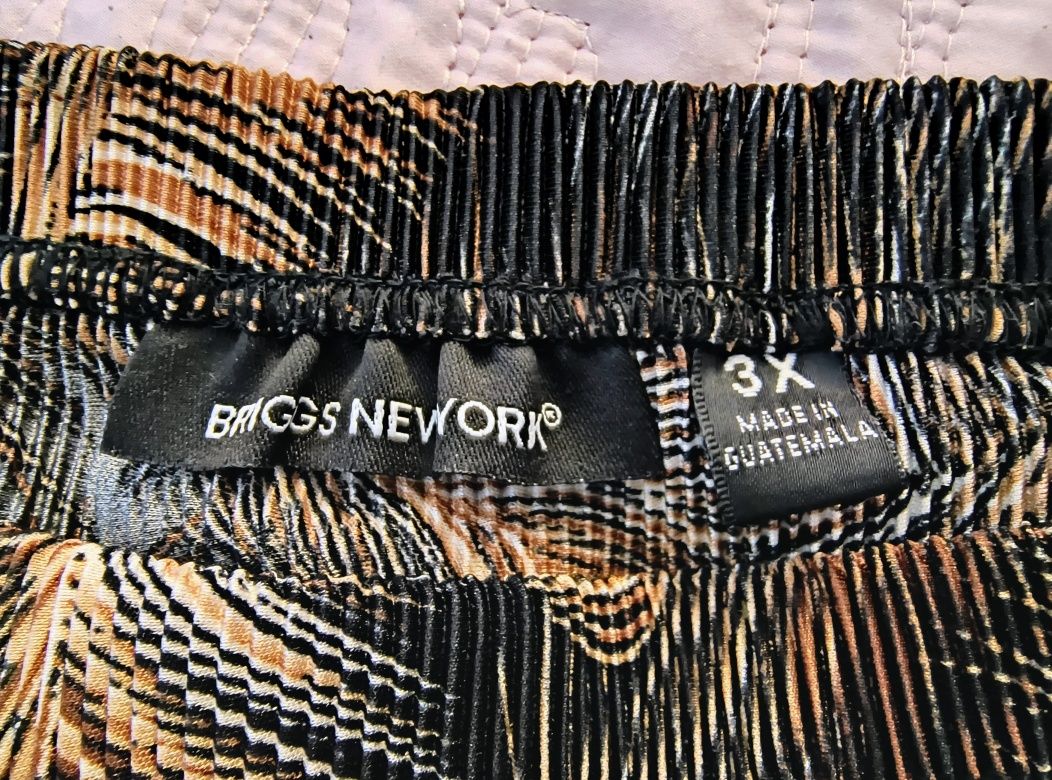 Komplet spódnica + bluzka Briggs New York r.3X z USA