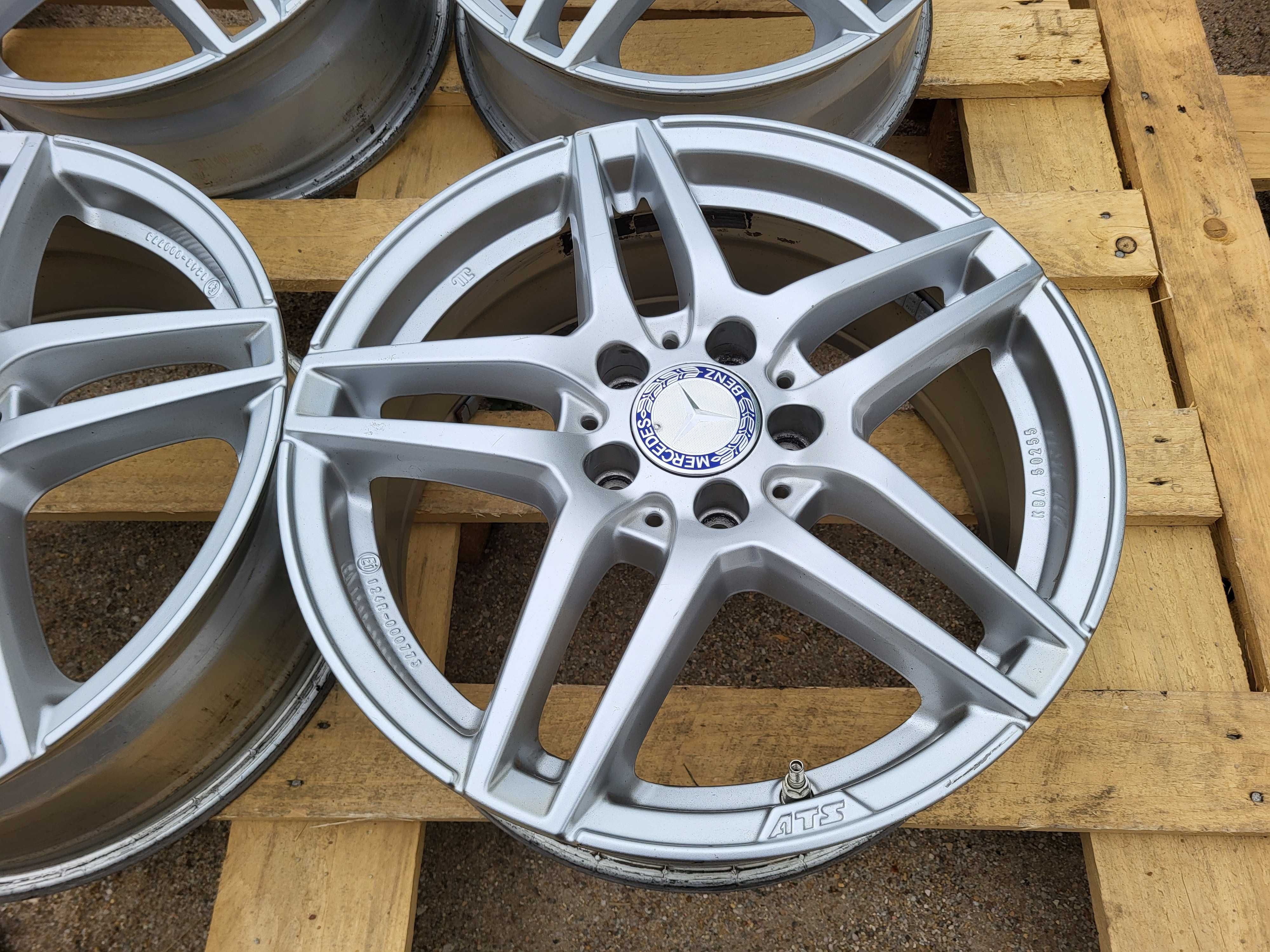 [885] Felgi aluminiowe MERCEDES 17 Cali 5x112 7J ET48.5 + Czujniki