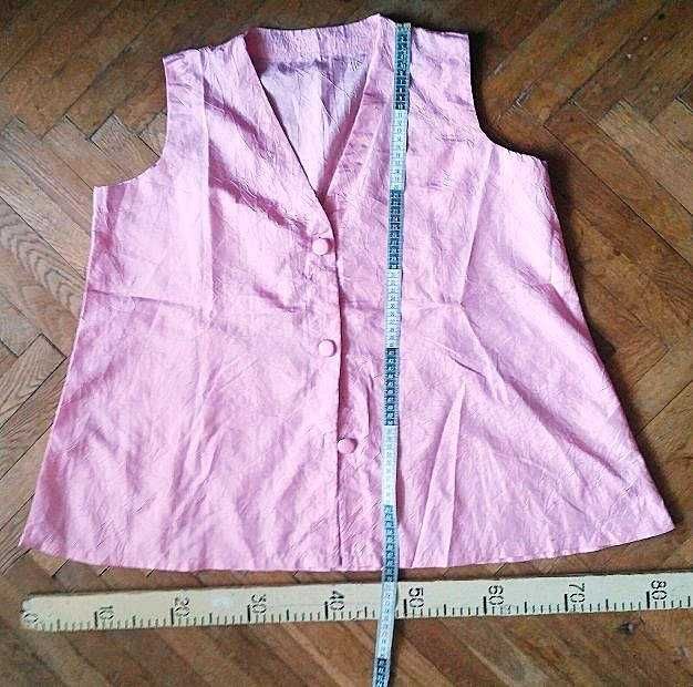 ОЛХ ДОСТАВКА Блуза блузка кофта шелк с выделкой  нежно-розовая  58 р.