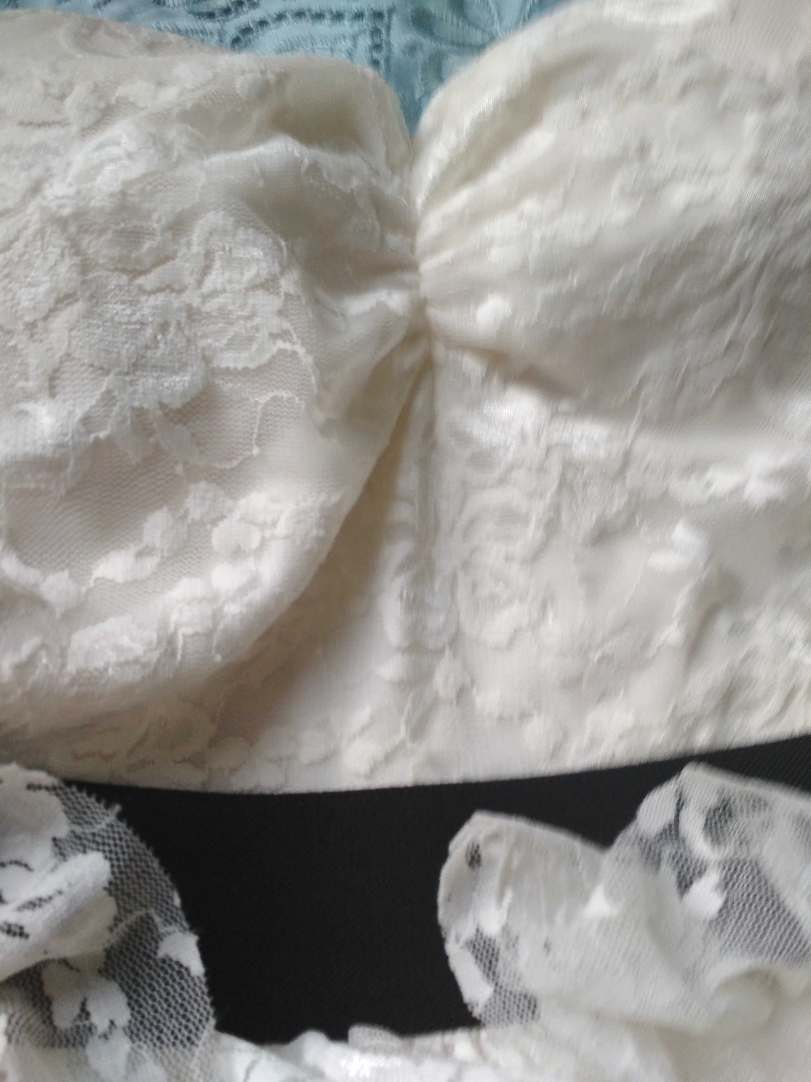 Sukienka 36 S, biała, koronka, wesele, chrzciny, komunia, ślub