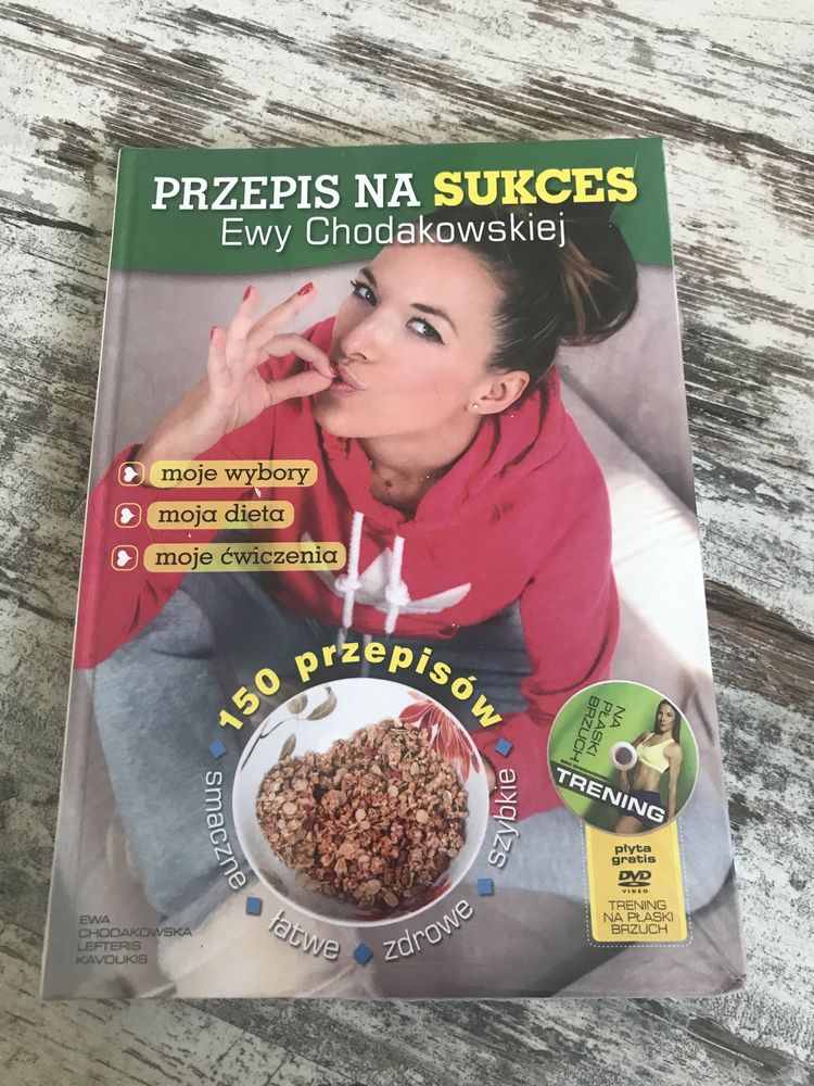 Ksiażka Przepis na sukces Ewy Chodakowskiej nowe