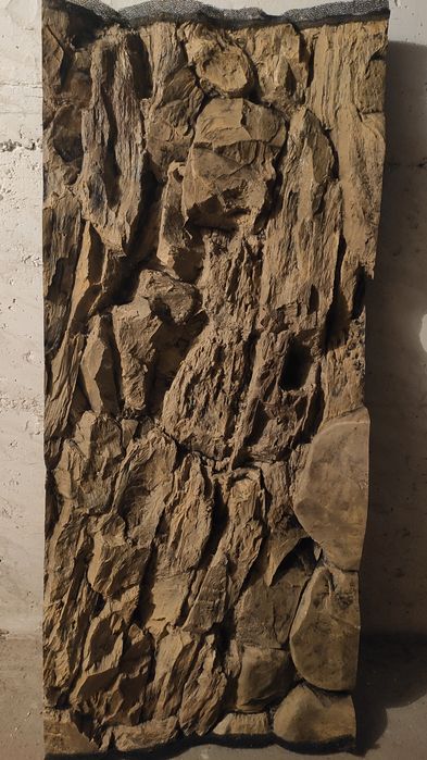 Akrylowe tło terrarystyczne 3D -  115x50x10cm