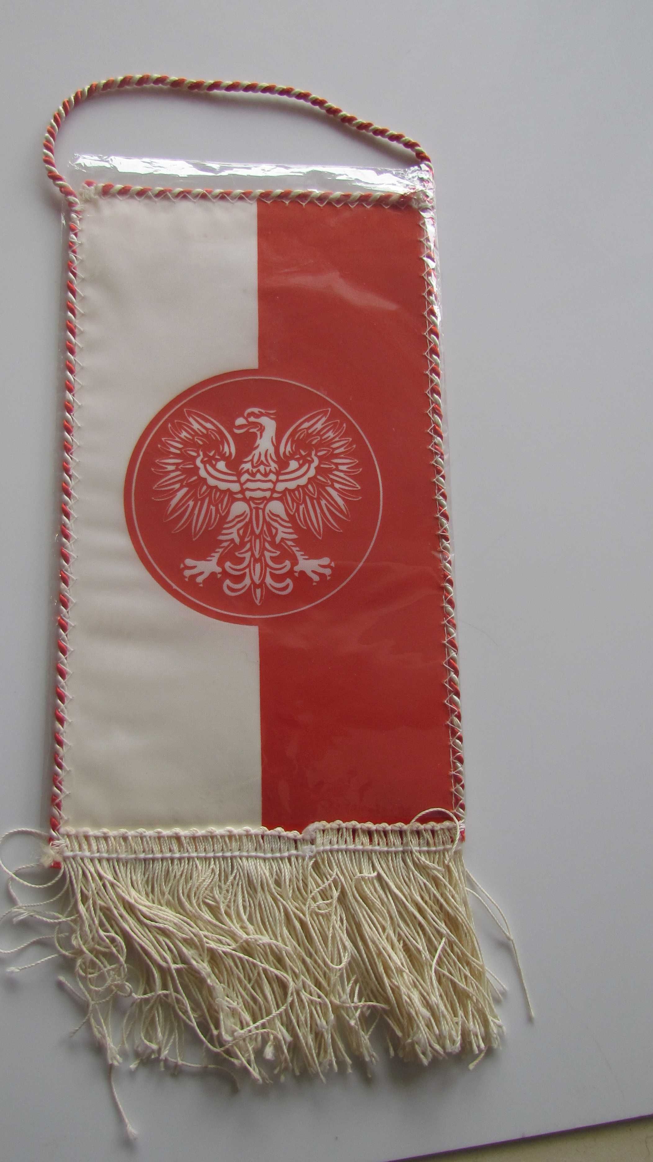 Proporczyk PZG Polski Związek Gimnastyczny Warszawa Orzeł bez Korony