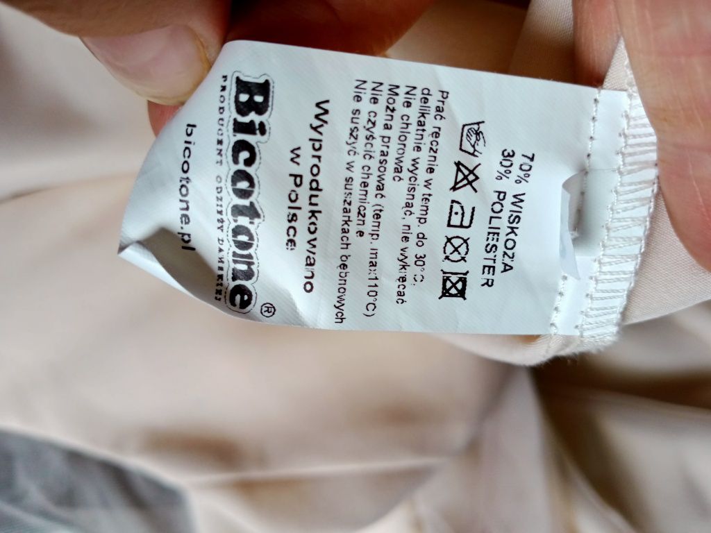 Piękna suknia weselna dla matki rozm.44+torebka gratis