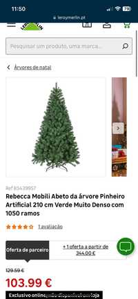 Árvore de Natal 210cm