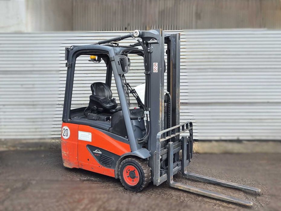 Linde E14 • TRIPLEX • 2019r • 2000 mtg • wózek widłowy elektryczny