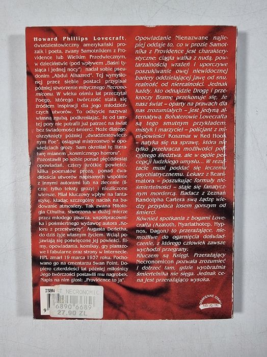 Historia Necronomiconu / Howard Phillips Lovecraft