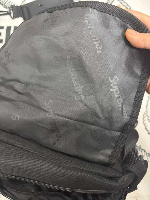 Czarna torba Supreme