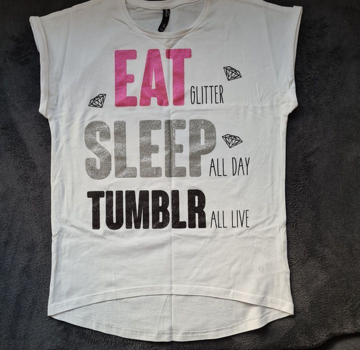 Zestaw 8 bluzek na krótki rękaw 164 170 reporter young