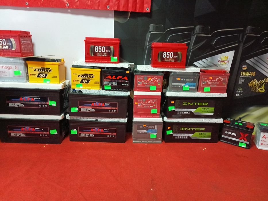 Від бюджетних до дорогих акумуляторів 45-77 - 100Аh.