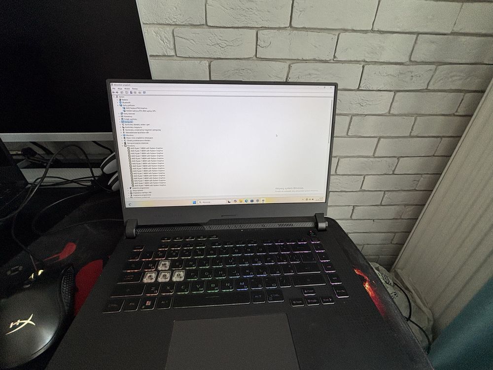 ASUS ROG Strix G15 • RTX 3050 • Ryzen 7 • SSD 1,5TB • 16GB • RGB