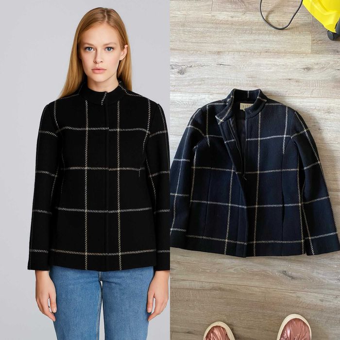 Куртка піджак жіноча тепла на змійці 75% шерсть.