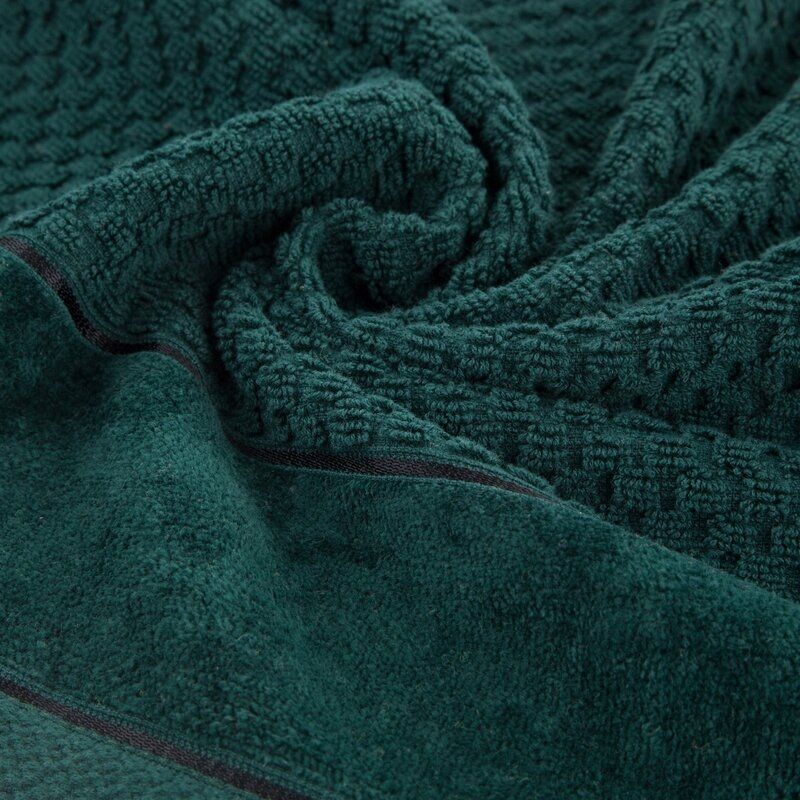 Ręcznik Frida 70x140 zielony ciemny frotte 500g/m2
