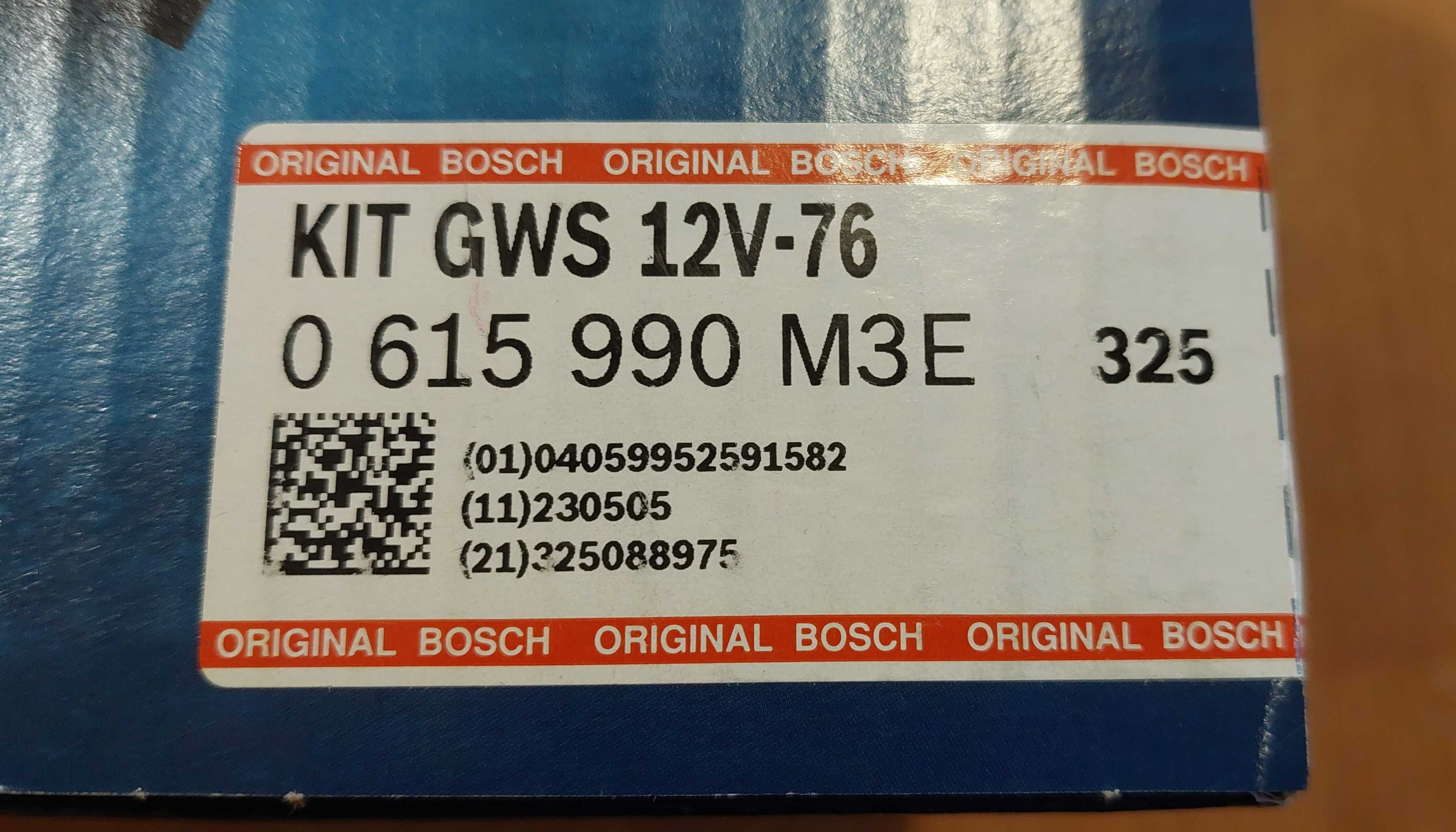 Szlifierka kątowa GWS 12V-76 Bosch Professional + bat. 2Ah + ładowarka