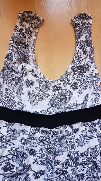 letnia cienka tunika sukienka l/xl