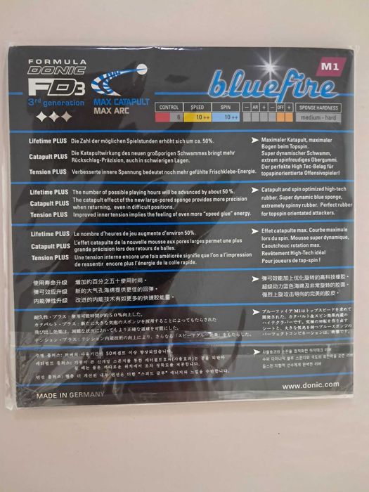 Накладка DONIC Bluefire M1