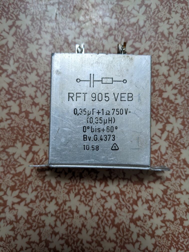 Конденсатор Tesla /RFT 905 VEB та ін.