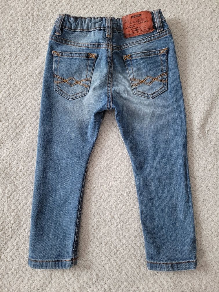 Zara 104 dla chłopca jeansy spodnie super stan