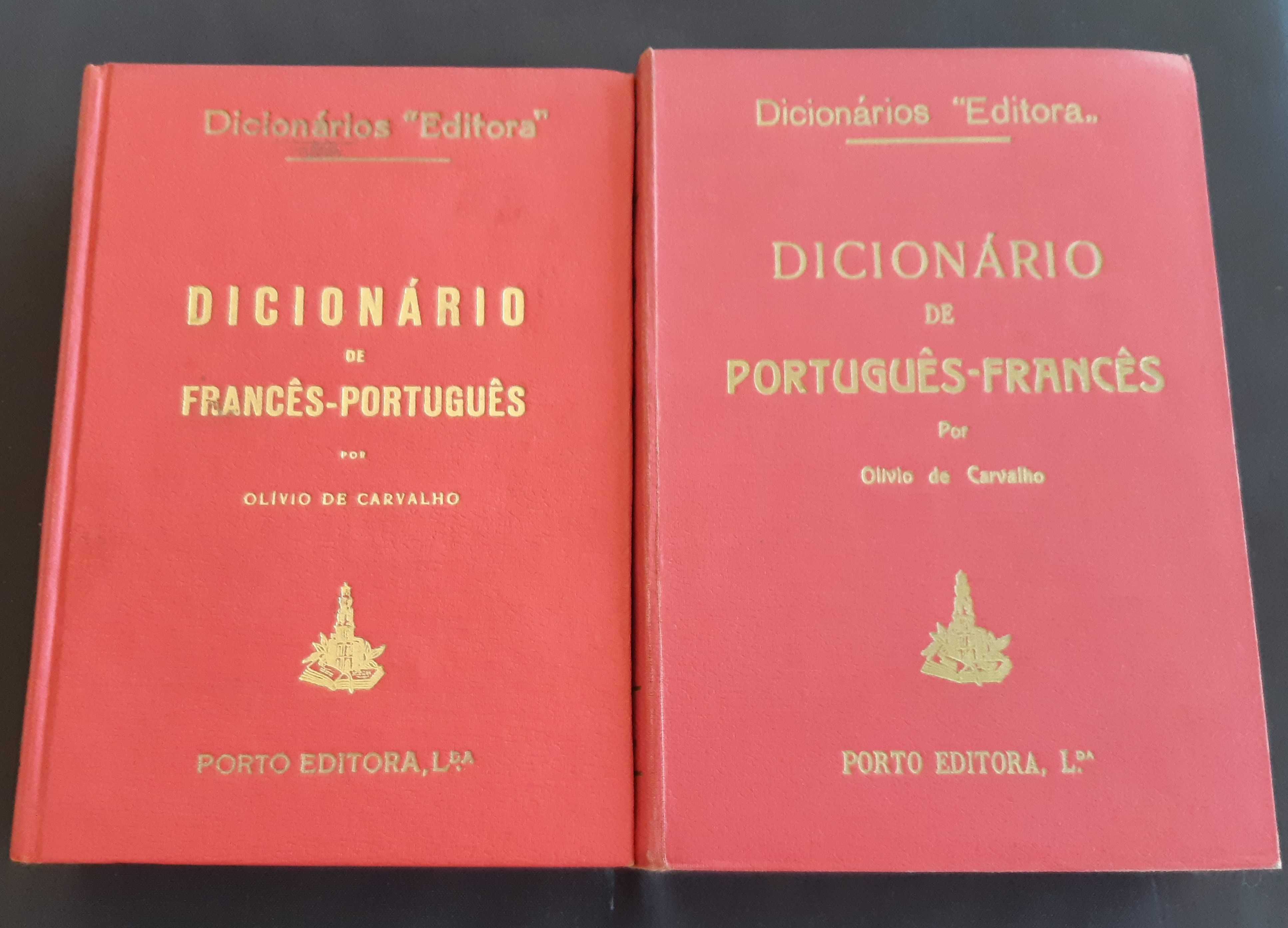 Dicionário de Português-Francês e Francês-Português - 2 volumes
