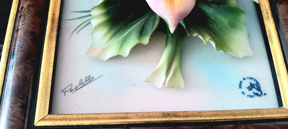 Colecção quadro relevo  em porcelana