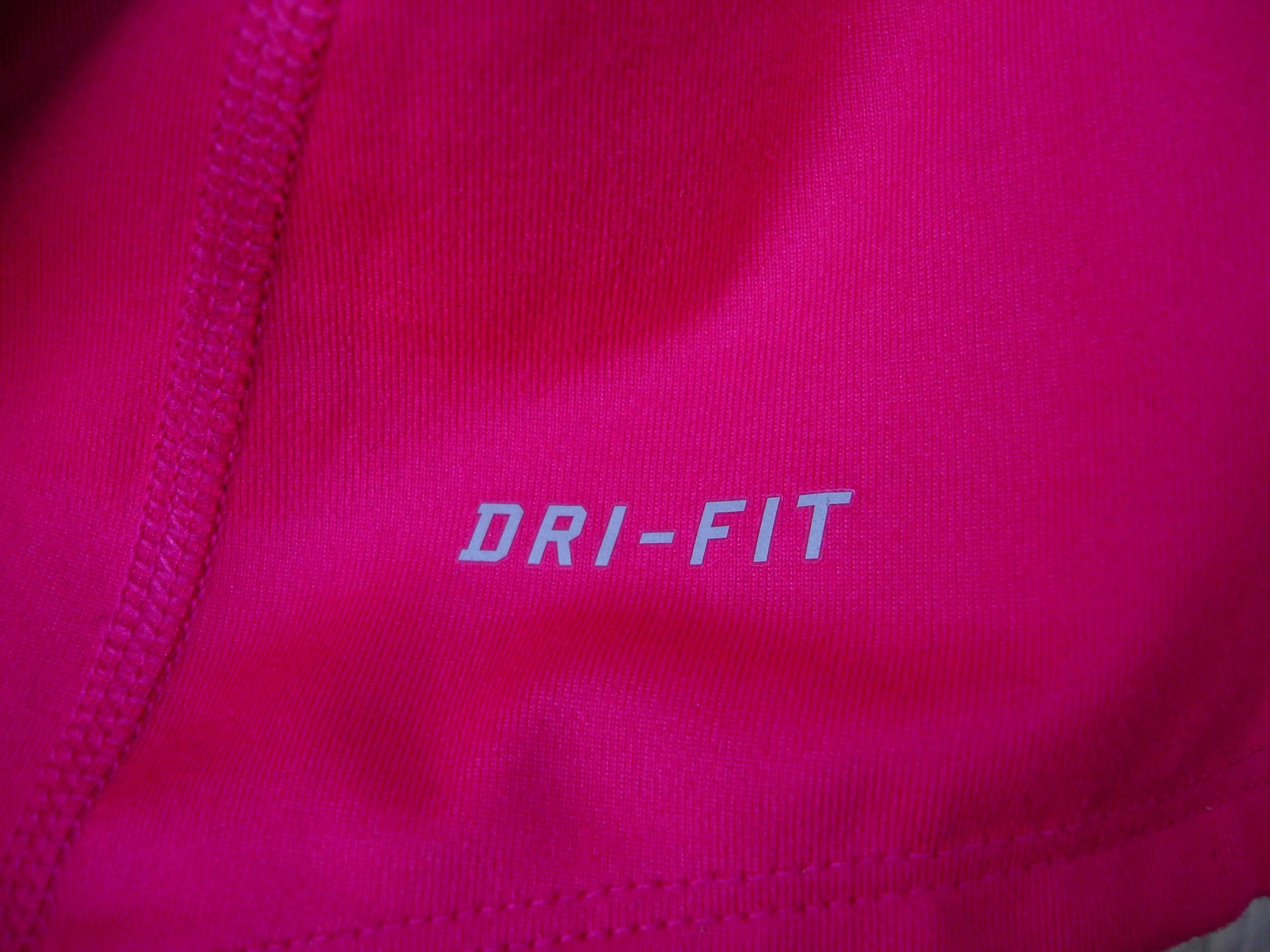 Bluza bluzka treningowa Nike Dri-FIT running XS 34 różowa z kapturem
